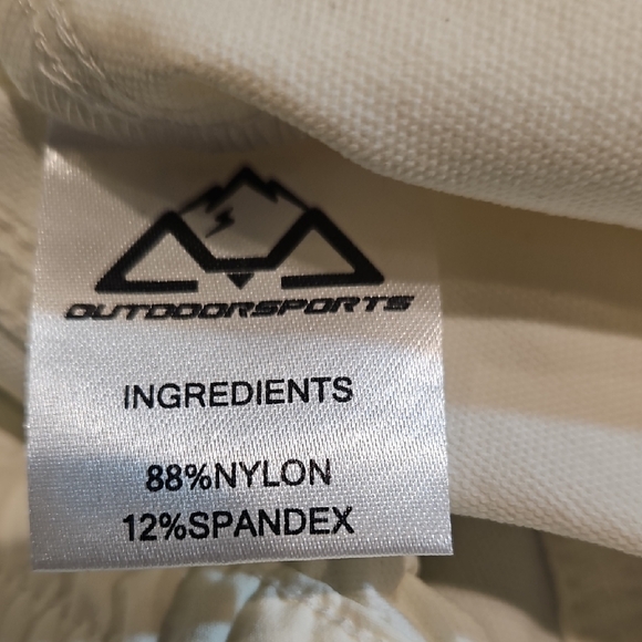 Outdoorsport Men's Cream Lightweight Hiking Activewear Pants - Picture 10 of 13